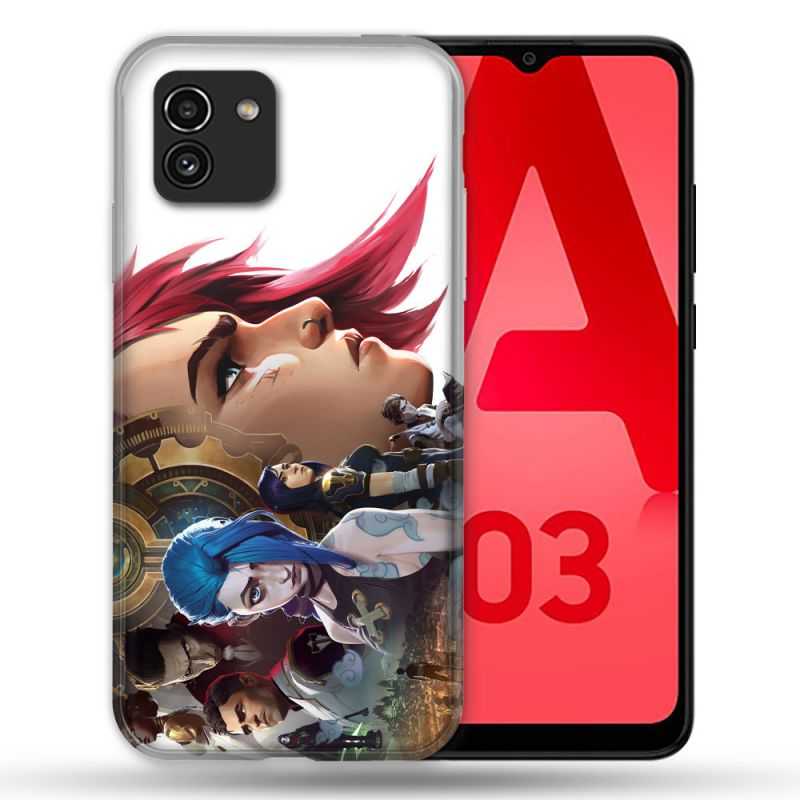 Coque Pour Samsung Galaxy A03 Arcane Jynx Sœur