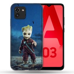Coque Pour Samsung Galaxy A03 Groot Bleu