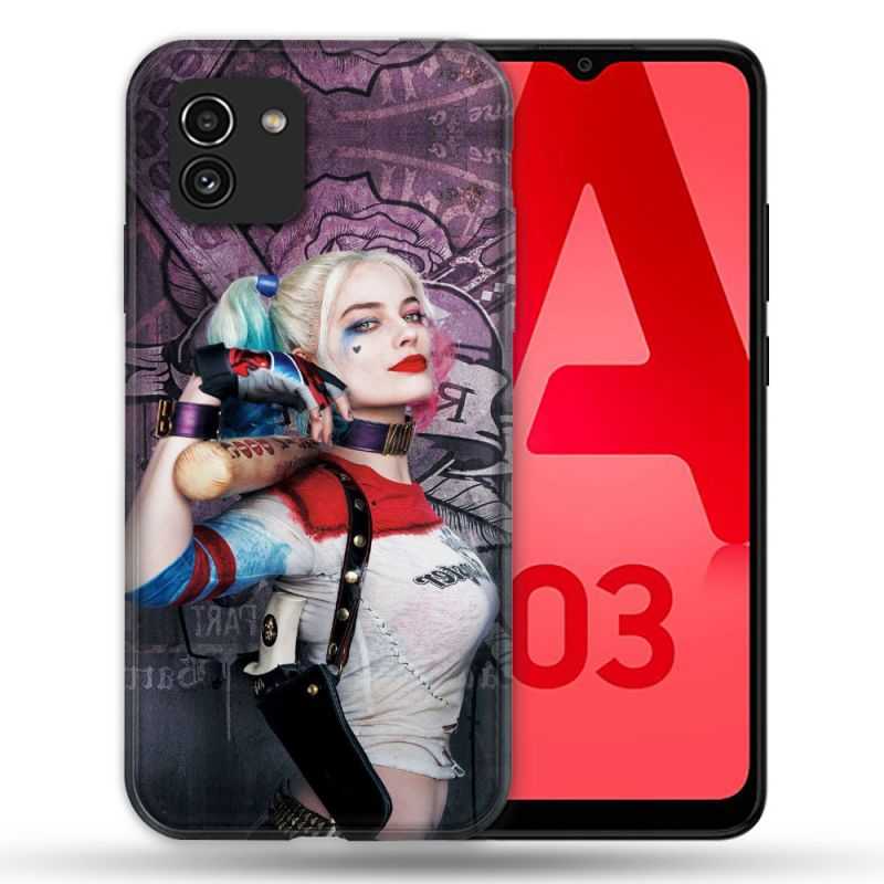 Coque Pour Samsung Galaxy A03 Harley Quinn Batte
