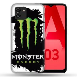 Coque Pour Samsung Galaxy A03 Monster Energy Tache