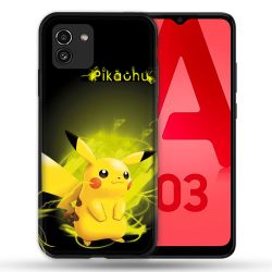 Coque Pour Samsung Galaxy A03 Pokemon Pikachu Eclair