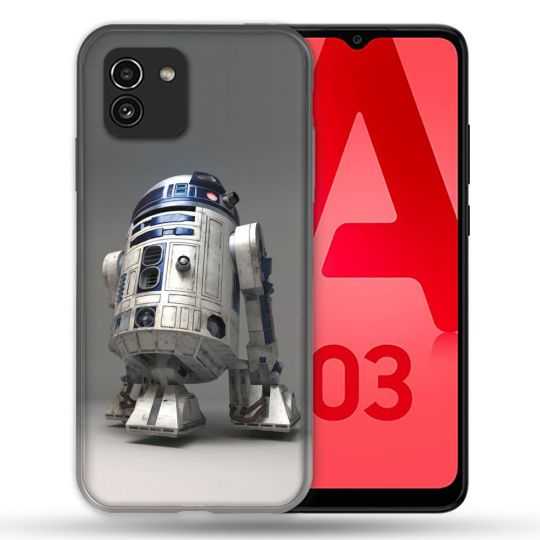 Coque Pour Samsung Galaxy A03 Star Wars - R2D2