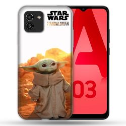 Coque Pour Samsung Galaxy A03 Star Wars - Yoda bebe soleil