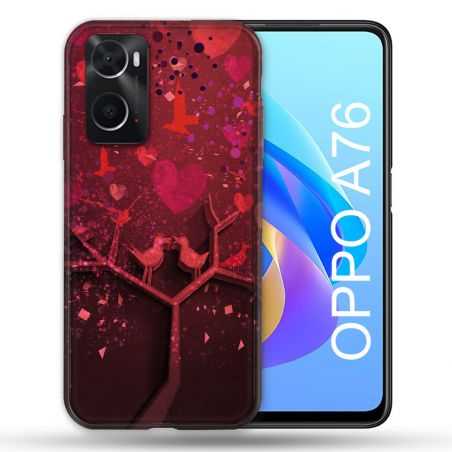 Coque Pour Oppo A76 Amour Arbre