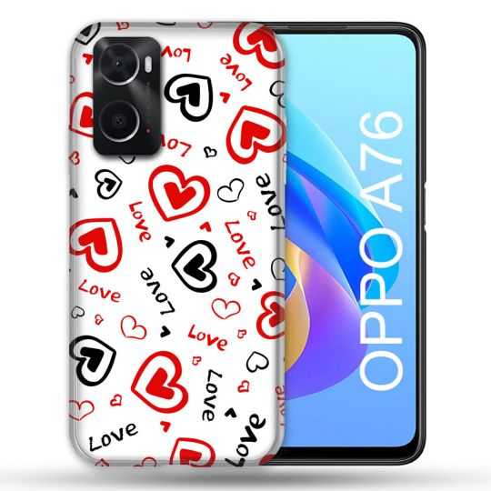 Coque Pour Oppo A76 Amour Love