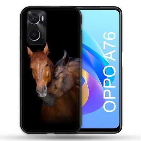 Coque Pour Oppo A76 Animal Cheval Marron