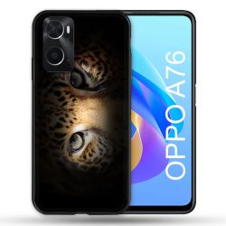 Coque Pour Oppo A76 Animal Leopard Yeux
