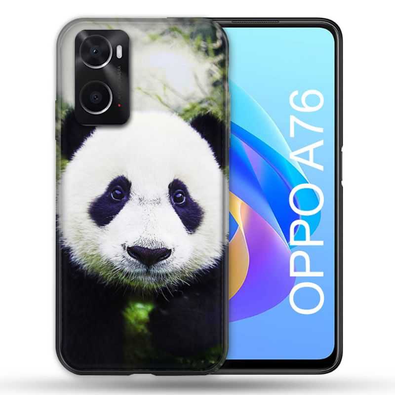 Coque Pour Oppo A76 Animal Panda Color