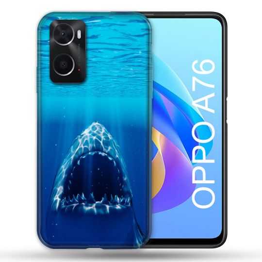 Coque Pour Oppo A76 Animal Requin Dent
