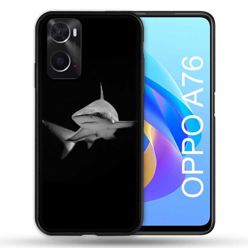 Coque Pour Oppo A76 Animal Requin Sombre