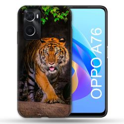 Coque Pour Oppo A76 Animal Tigre Jungle