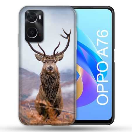 Coque Pour Oppo A76 Chasse Chevreuil Montagne
