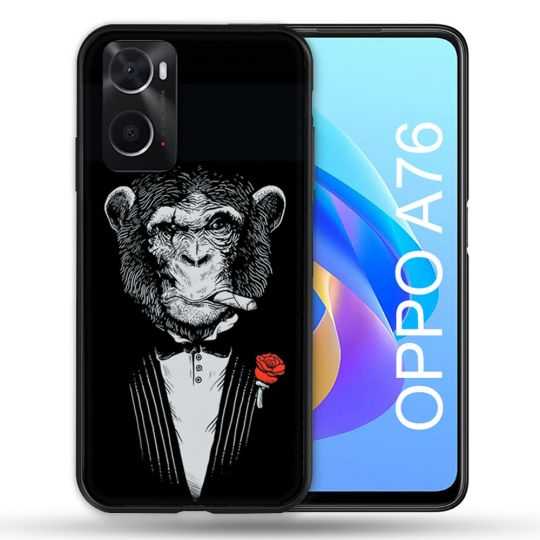 Coque Pour Oppo A76 Decale Singe Mafia