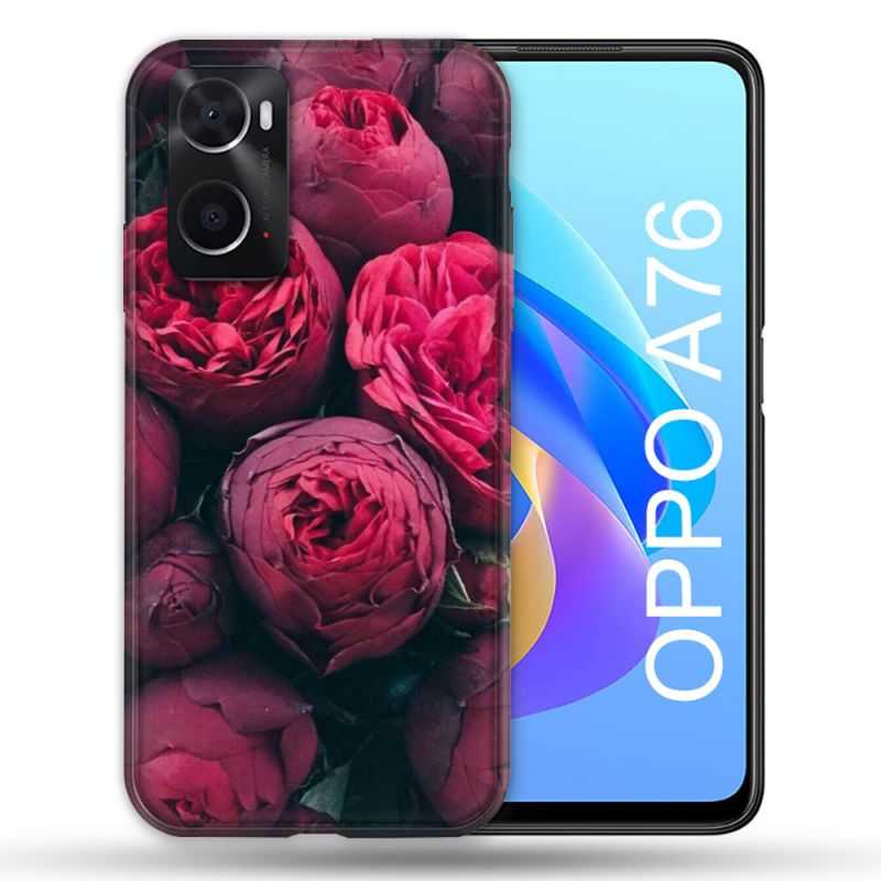 Coque Pour Oppo A76 Fleur Pivoine