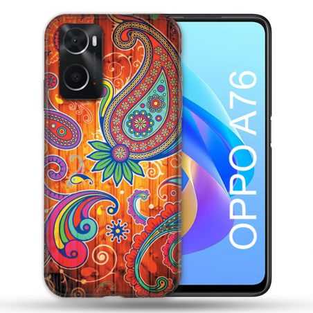 Coque Pour Oppo A76 Fleur Psychedelic