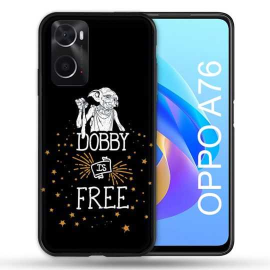 Coque Pour Oppo A76 Harry Potter Dobby Free Noir