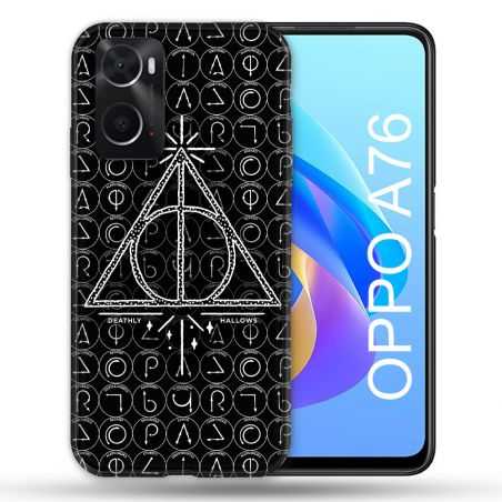 Coque Pour Oppo A76 Harry Potter Hollows Triangle Noir