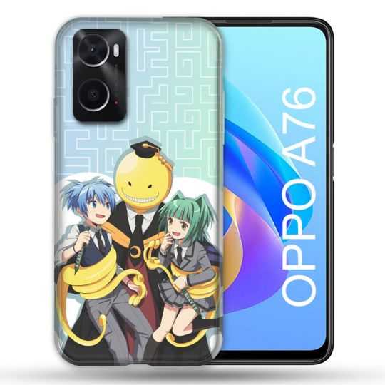 Coque Pour Oppo A76 Manga Assassination Classroom Kuro Trio