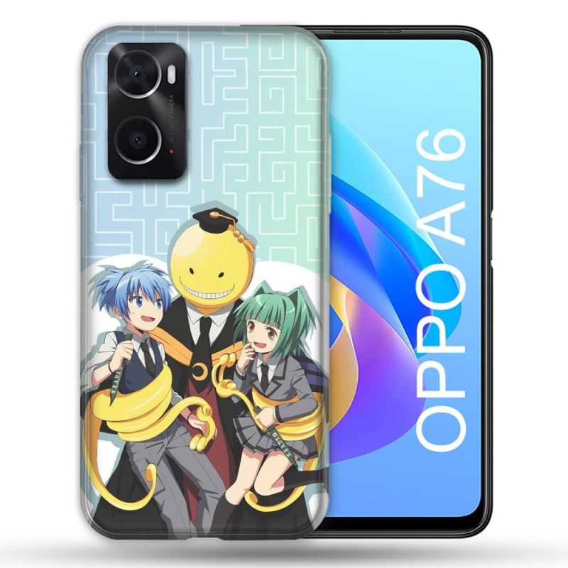 Coque Pour Oppo A76 Manga Assassination Classroom Kuro Trio