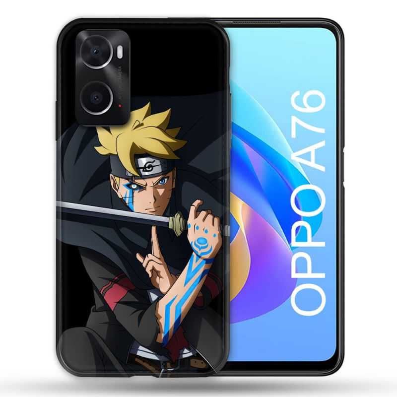Coque Pour Oppo A76 Manga Boruto Tatouage