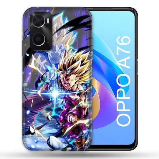 Coque Pour Oppo A76 Manga Dragon Ball Sangohan Duo