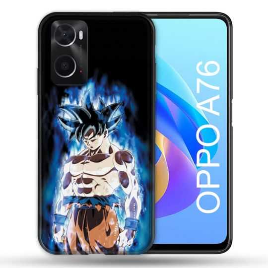 Coque Pour Oppo A76 Manga Dragon Ball Sangoku Noir
