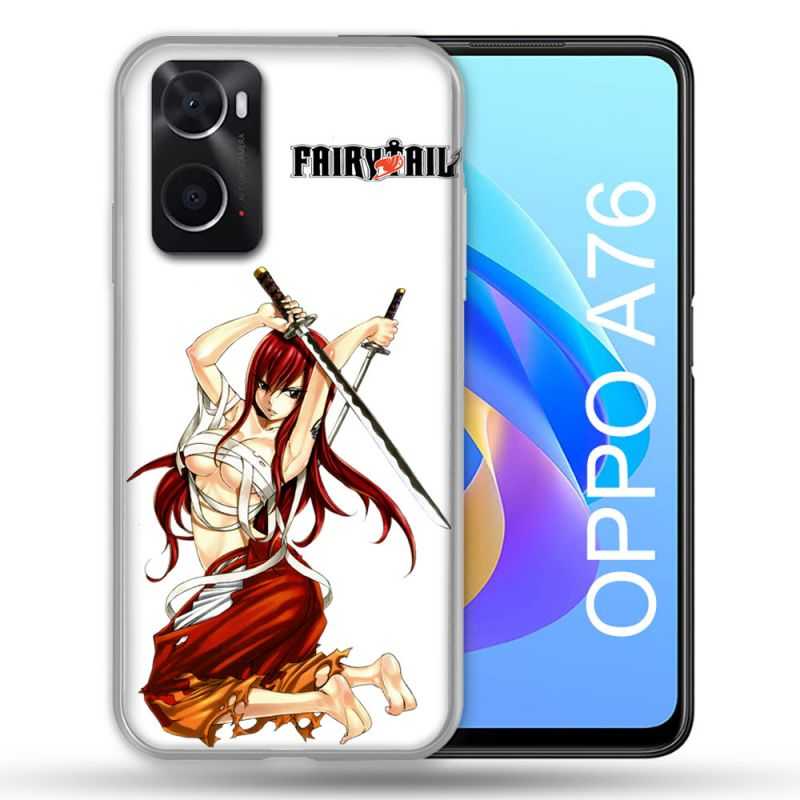 Coque Pour Oppo A76 Manga Fairy Tail Erza