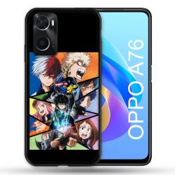 Coque Pour Oppo A76 Manga My Hero Academia Noir