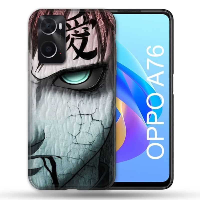 Coque Pour Oppo A76 Manga Naruto Gaara