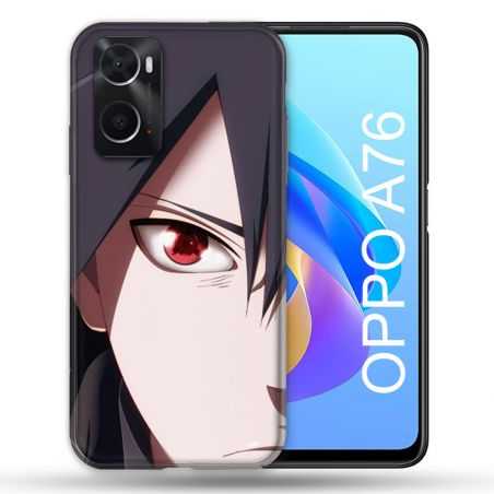 Coque Pour Oppo A76 Manga Naruto Sasuke visage