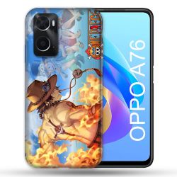 Coque Pour Oppo A76 Manga One Piece Ace Color
