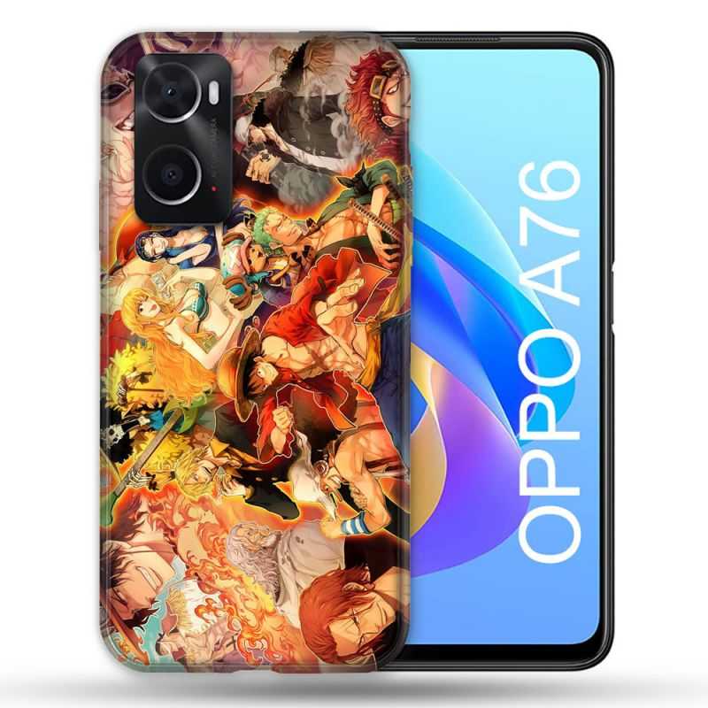 Coque Pour Oppo A76 Manga One Piece Nakama