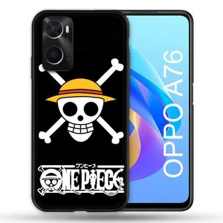 Coque Pour Oppo A76 Manga One Piece Tete de Mort