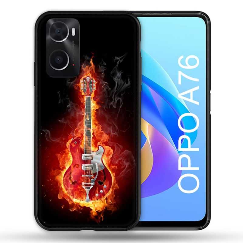 Coque Pour Oppo A76 Musique Guitare Electrique