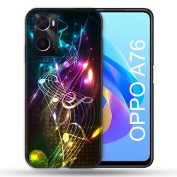 Coque Pour Oppo A76 Musique Partition Multicolore