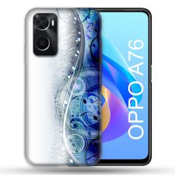 Coque Pour Oppo A76 Musique Partition Vague