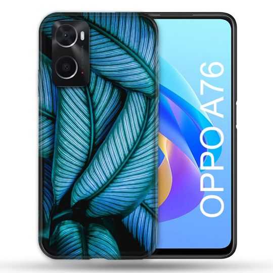 Coque Pour Oppo A76 Nature Feuille Palmier