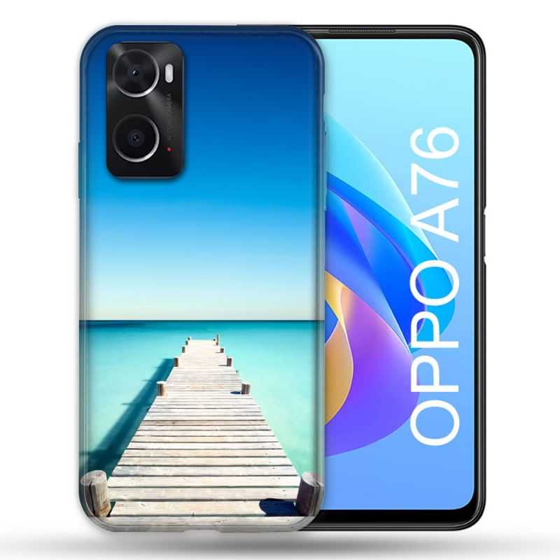 Coque Pour Oppo A76 Nature Pont Mer