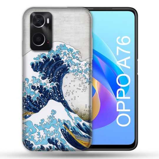 Coque Pour Oppo A76 Peinture La Grande Vague