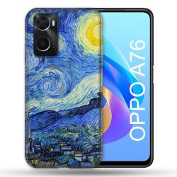 Coque Pour Oppo A76 Peinture La nuit étoilée