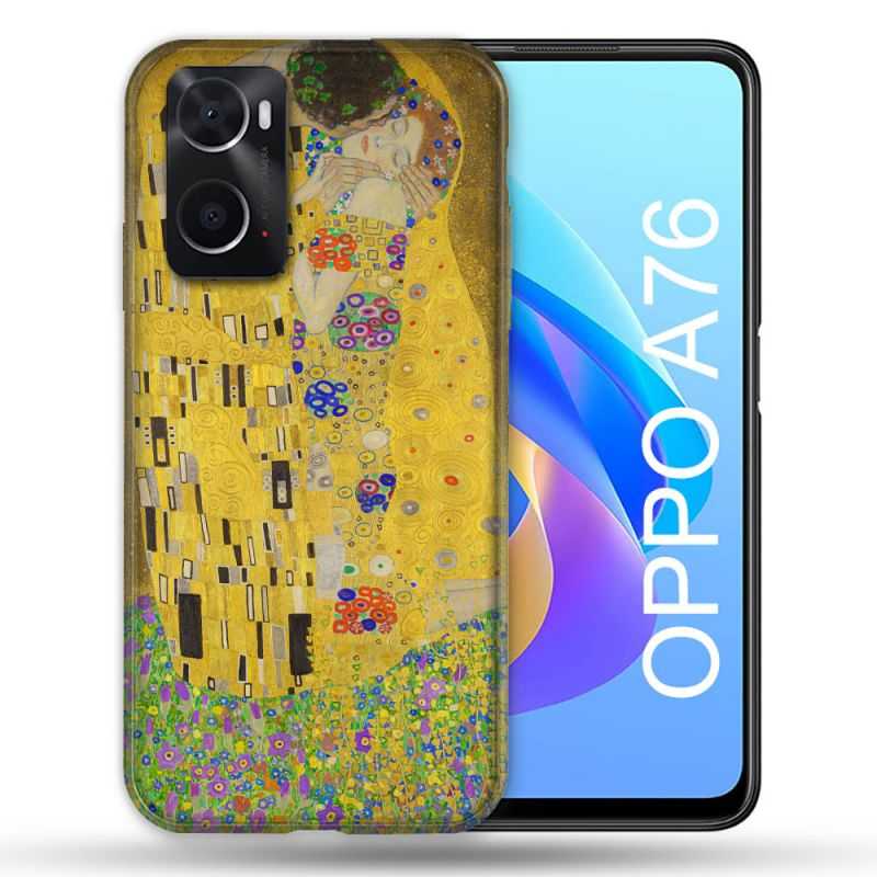 Coque Pour Oppo A76 Peinture Le Baiser