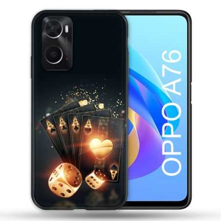 Coque Pour Oppo A76 Poker Des