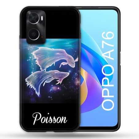 Coque Pour Oppo A76 Signe Zodiaque 2 Poisson