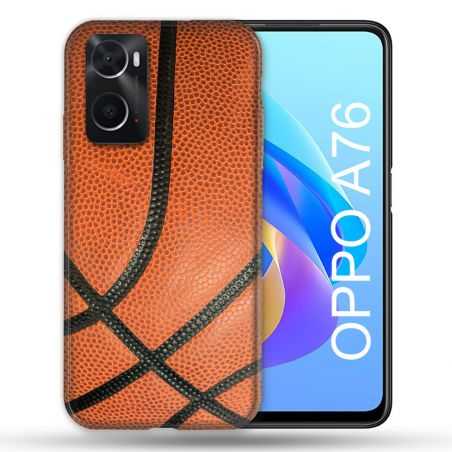 Coque Pour Oppo A76 Sport Ballon Basket