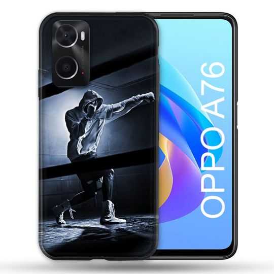 Coque Pour Oppo A76 Sport Boxe Poing