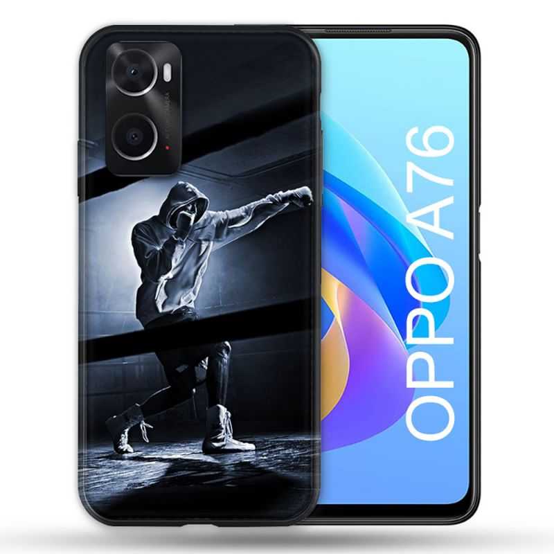 Coque Pour Oppo A76 Sport Boxe Poing