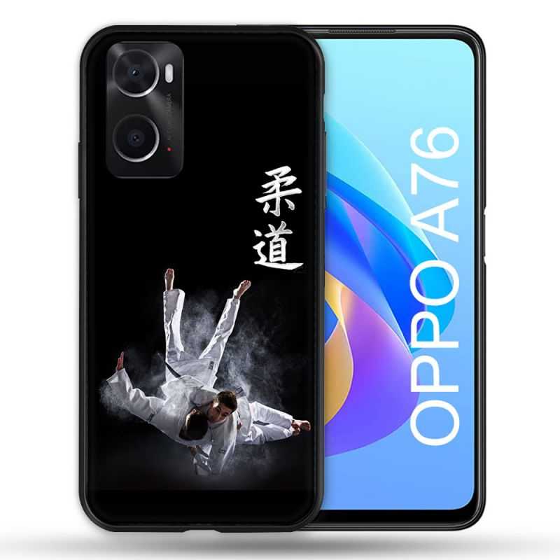 Coque Pour Oppo A76 Sport Judo Noir