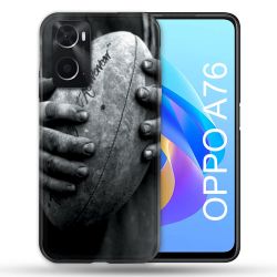 Coque Pour Oppo A76 Sport Rugby Ballon Vintage
