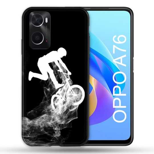 Coque Pour Oppo A76 Sport VTT Noir