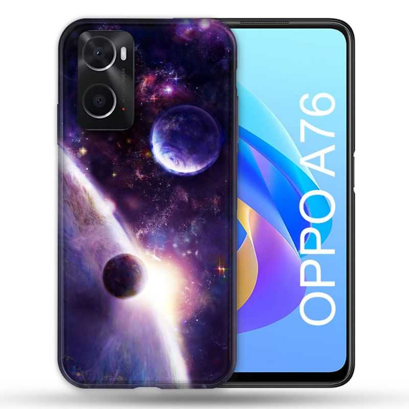 Coque Pour Oppo A76 Univers Planete Stellaire